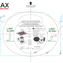 Chậu Rửa Lavabo INAX L-294V (L294V) Đặt Bàn 7 Lắp đặt Chậu Rửa Lavabo INAX L-294V