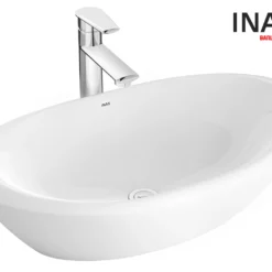 Chậu Rửa Lavabo INAX AL-465V (AL465V) Aqua Ceramic Đặt Bàn 9 Chậu Rửa Mặt Lavabo INAX AL-465V (AL465V) Đặt Bàn