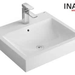 Chậu Rửa Lavabo INAX AL-536V (AL536V) Aqua Ceramic Đặt Bàn 7 Chậu rửa mặt lavabo INAX AL-536V (AL536V) đặt bàn đá