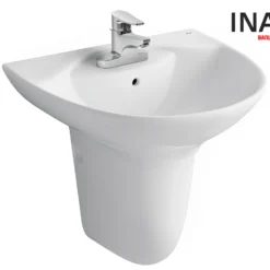 Chậu Rửa Lavabo INAX L-288V (L288V) Treo Tường 570x452mm 12 Chậu rửa mặt lavabo INAX L-288V