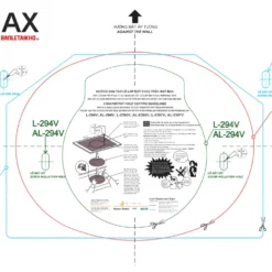 Chậu Rửa Lavabo INAX L-2395V (L2395V) Dương Vành 9 Lắp đặt Chậu Rửa Lavabo INAX L-2395V Dương Vành