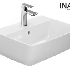 Chậu Rửa Lavabo INAX AL-312V (AL312V) Treo Tường Aqua Ceramic 530x435mm 11 Chậu rửa treo tường lavabo INAX AL-312V