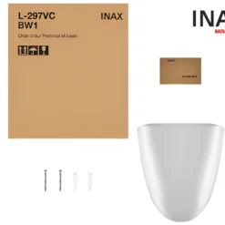 Chân Ngắn Lavabo INAX L-297VC (L297VC) Treo Tường 9 nguyen hop chan chau lavabo lung inax l 297vc