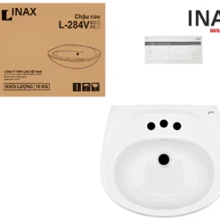 Nguyên hộp Chậu rửa INAX treo tường L-284V