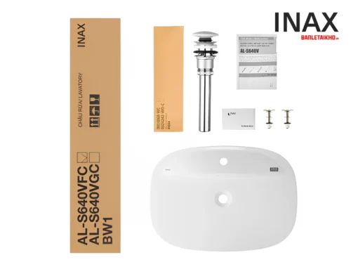 Nguyên hộp Chậu rửa mặt lavabo đặt bàn INAX AL-S640V