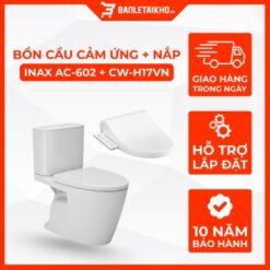 Bồn Cầu 2 Khối Nắp Điện Tử INAX AC-602+CW-H17VN