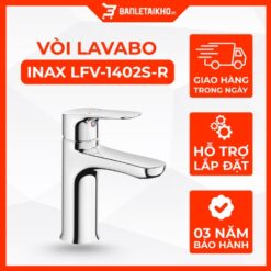 Vòi Lavabo INAX LFV-1402S-R (LFV1402SR) Nóng Lạnh Kèm Trụ Xả Lật
