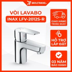 Vòi Lavabo INAX LFV-2012S-R (LFV2012SR) Nóng Lạnh Kèm Trụ Xả Lật