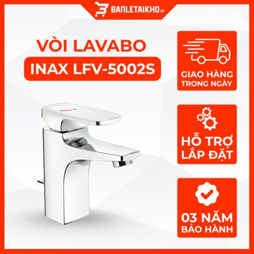 Vòi Lavabo INAX LFV-5002S (LFV5002S) Nóng Lạnh 1 Vòi Lavabo INAX LFV-5002S (LFV5002S) Nóng Lạnh