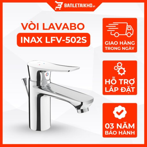 Vòi Lavabo INAX LFV-502S (LFV502S) Nóng Lạnh 1 Vòi Lavabo INAX LFV-502S (LFV502S) Nóng Lạnh