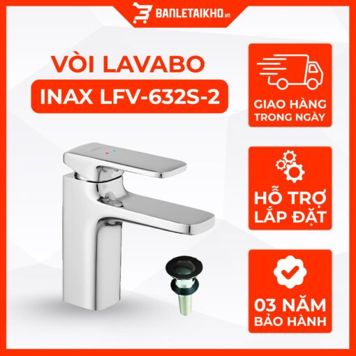 Vòi Lavabo INAX LFV-632S-2 (LFV632S2) Nóng Lạnh