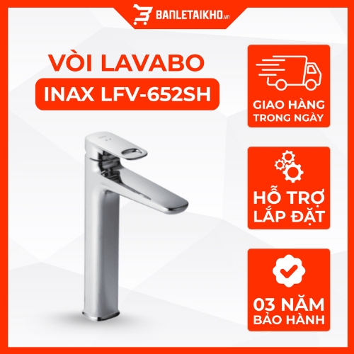 Vòi Lavabo INAX LFV-652SH (LFV652SH) Đặt Bàn Nóng Lạnh 1 Vòi Lavabo INAX LFV-652SH (LFV652SH) Đặt Bàn Nóng Lạnh