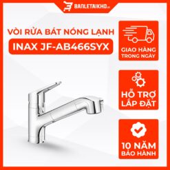 Vòi Rửa Bát INAX JF-AB466SYX(JW) Nóng Lạnh Dây Rút Đa Năng
