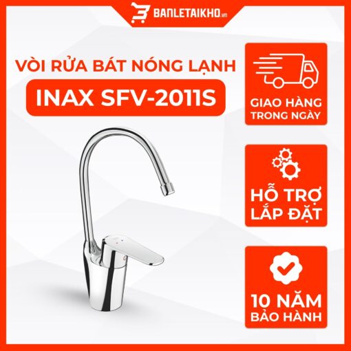 Vòi Rửa Bát INAX SFV-2011S (SFV2011S) Nóng Lạnh
