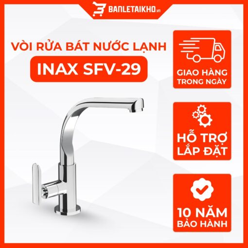 Vòi Rửa Bát INAX SFV-29 (SFV29) Nước Lạnh 1 Vòi Rửa Bát INAX SFV-29 (SFV29) Nước Lạnh