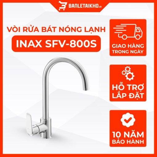Vòi Rửa Bát INAX SFV-800S (SFV800S) Nóng Lạnh