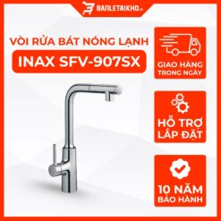 Vòi Rửa Bát INAX SFV-907SX (SFV907SX) Nóng Lạnh Thân Cao