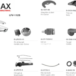 cau tao voi chau rua mat nuoc nong lanh inax lfv 112s