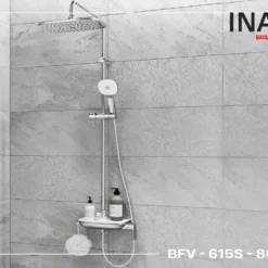 INAX BFV-615S-8C - Vòi sen cây tắm đứng nóng lạnh