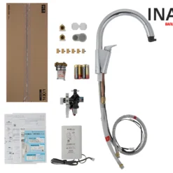 Nguyên hộp Vòi bếp INAX SF-NB454SX-J (SFNB454SXJ) cảm ứng pin