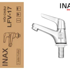 Vòi Lavabo INAX LFV-17 (LFV17) Nước Lạnh 9 Nguyên hộp Vòi chậu rửa mặt nước lạnh INAX LFV-17