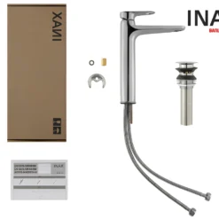 Nguyên hộp vòi lavabo INAX LFV-652S (LFV652S) nóng lạnh