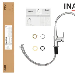 Vòi Rửa Bát INAX SFV-303S (SFV303S) Nóng Lạnh Dây Rút 9 Nguyên hộp Vòi Nước Rửa Bát INAX SFV-303S (SFV303S) Nóng Lạnh
