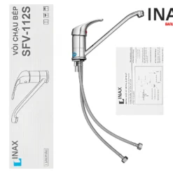 Vòi Rửa Bát INAX SFV-112S (SFV112S) Nóng Lạnh 9 Nguyên hộp Vòi rửa bát nóng lạnh INAX SFV-112S