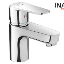 Vòi Lavabo INAX LFV-2012S-R (LFV2012SR) Nóng Lạnh Kèm Trụ Xả Lật 4 Vòi Lavabo INAX LFV-2012S-R (LFV2012S-R) Nóng Lạnh