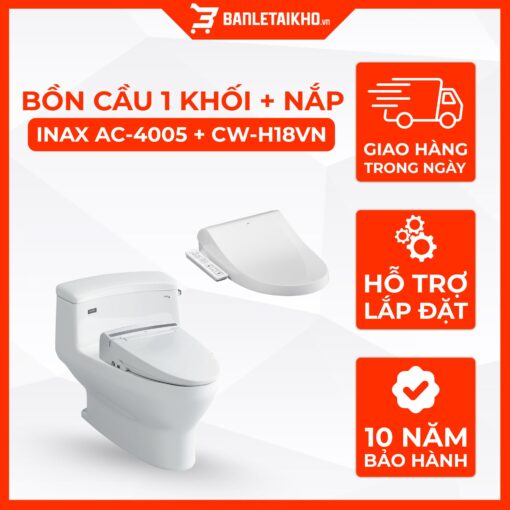 Bồn Cầu Thông Minh INAX AC-4005+CW-H18VN