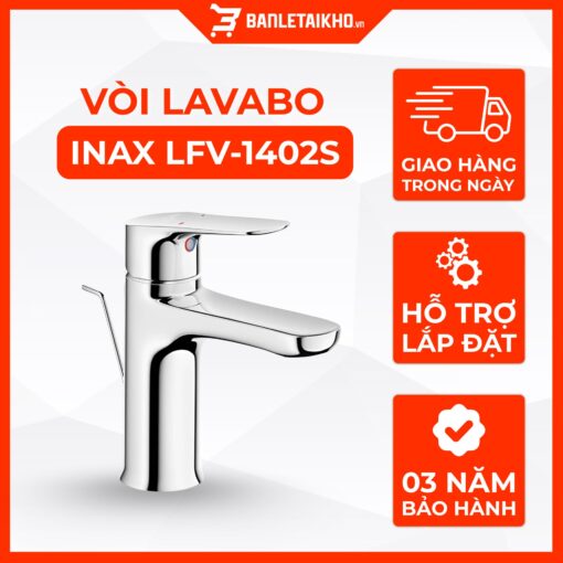 Vòi Chậu Lavabo INAX LFV-1402S (LFV1402S) Nóng Lạnh 1 Vòi Chậu Lavabo INAX LFV-1402S (LFV1402S) Nóng Lạnh