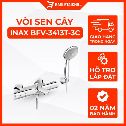 Vòi Sen Tắm INAX BFV-3413T-3C (BFV3413T3C) Nhiệt Độ Tự Động