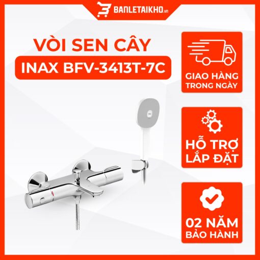 Vòi Sen Tắm INAX BFV-3413T-7C (BFV3413T7C) Nhiệt Độ Tự Động