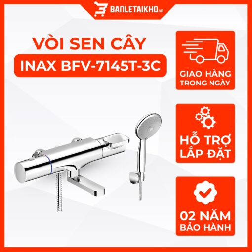 Vòi Sen Tắm INAX BFV-7145T-3C (BFV7145T3C) Nhiệt Độ 1 Vòi Sen Tắm INAX BFV-7145T-3C (BFV7145T3C) Nhiệt Độ