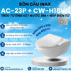 Bồn Cầu Treo Tường Nắp Điện Tử INAX AC-23P+CW-H18VN 19 Ảnh thumbnail bồn cầu treo tường INAX AC-23P+CW-H18VN