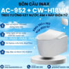 Ảnh thumbnail bồn cầu treo tường INAX AC-952+CW-H18VN