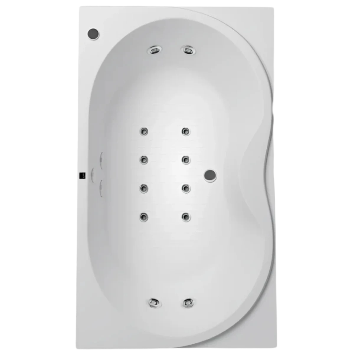 Bồn tắm INAX MSBV-1800N thiết kế độc lập, kiểu dáng oval mềm mại, thanh lịch và tinh tế