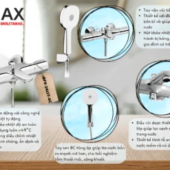 Chức năng Sen tắm nhiệt độ INAX BFV-3413T-8C