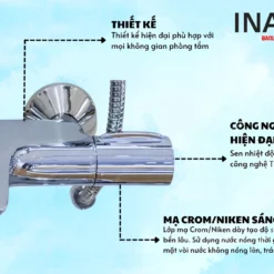 Vòi Sen Tắm INAX BFV-3413T-4C (BFV3413T4C) Nhiệt Độ Tự Động 26 INAX BFV-3413T-4C - Vòi sen tắm nhiệt độ