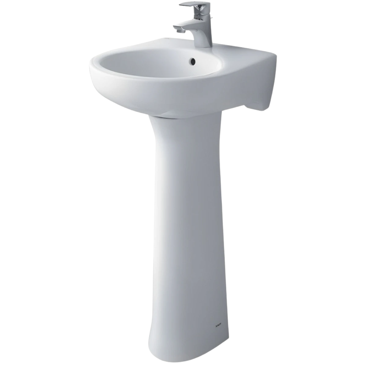 Chậu rửa lavabo INAX thiết kế treo tường có chân chậu dài