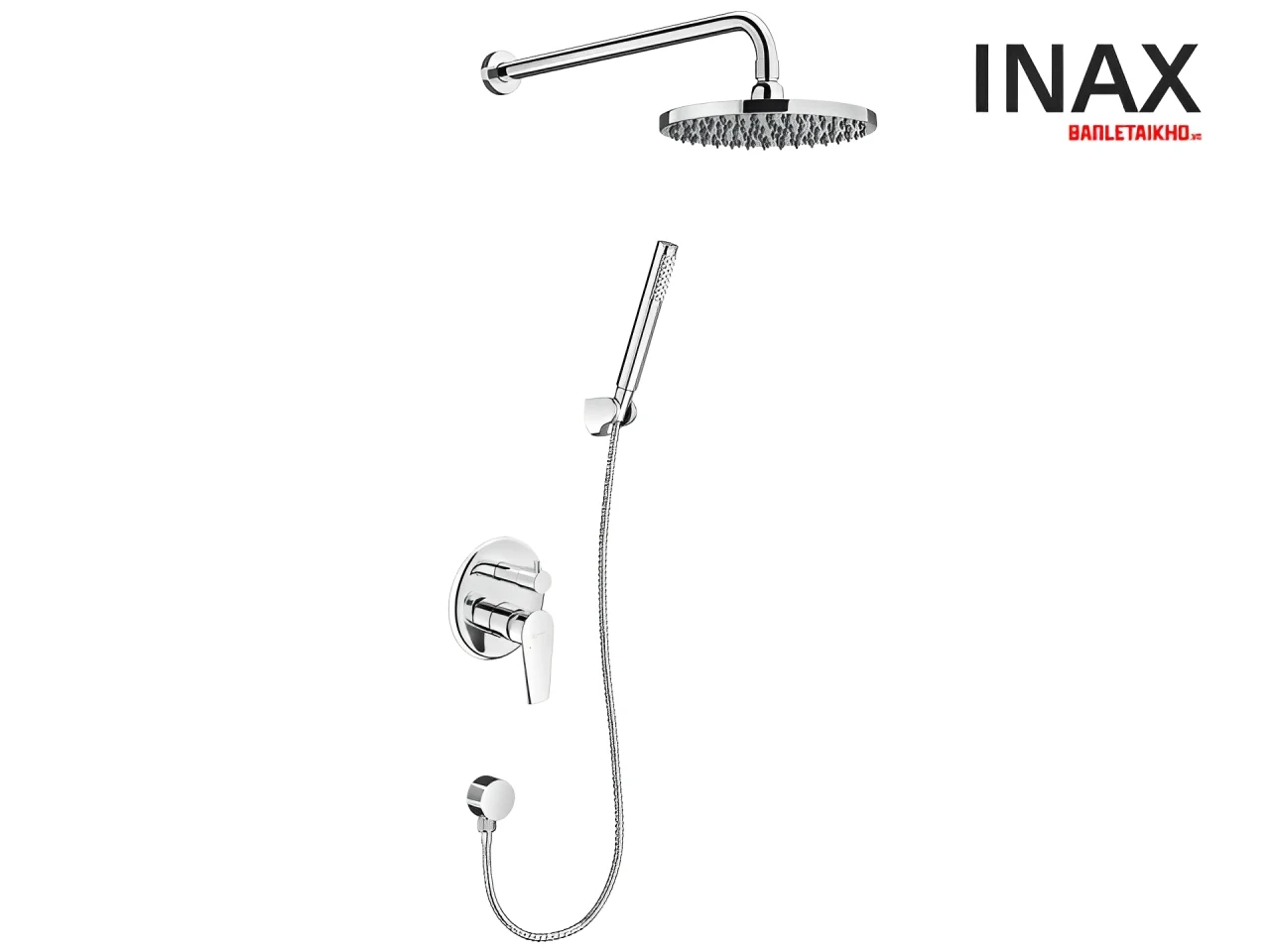 Vòi Sen Tắm Âm Tường INAX BFV-71SEW (BFV71SEW) Nóng Lạnh 2 Sen tắm âm tường nóng lạnh INAX BFV-71SEW