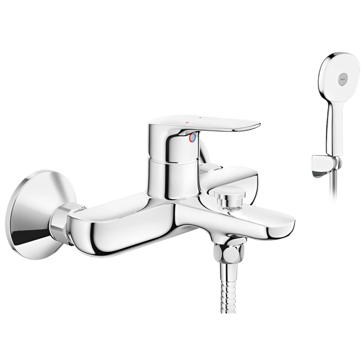 Vòi sen tắm nóng lạnh INAX kiểu dáng đơn giản, đường nét mượt mà và thanh thoát