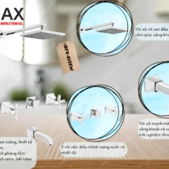 Tính năng sen tắm nóng lạnh âm tường INAX BFV-81SEW