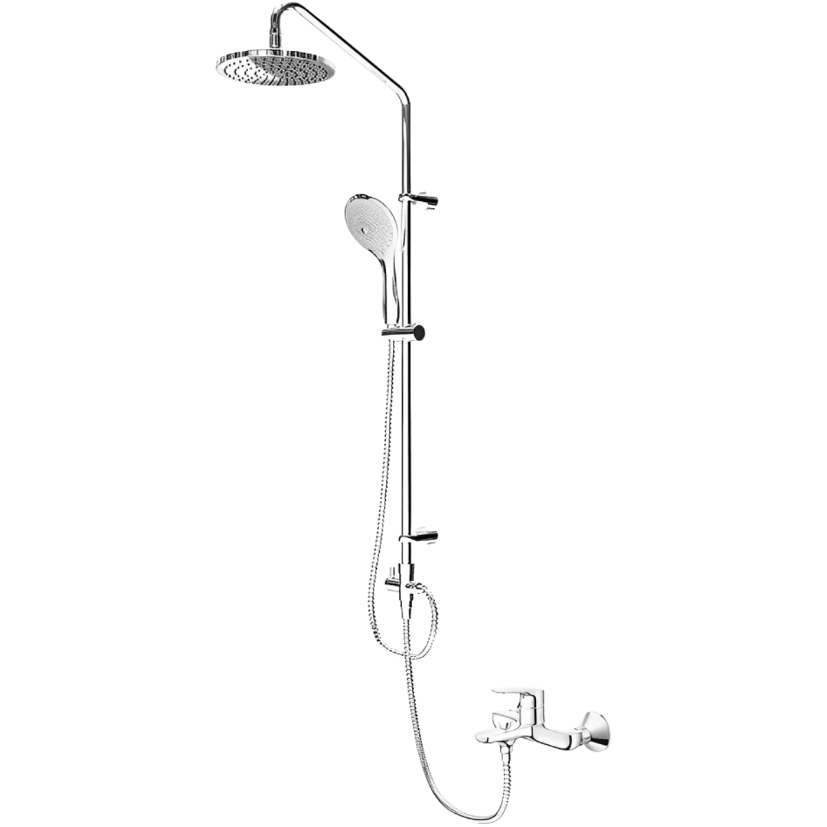 Vòi sen cây INAX BFV-1405S thiết kế sang trọng và tối giản, đầu sen được thiết kế rộng