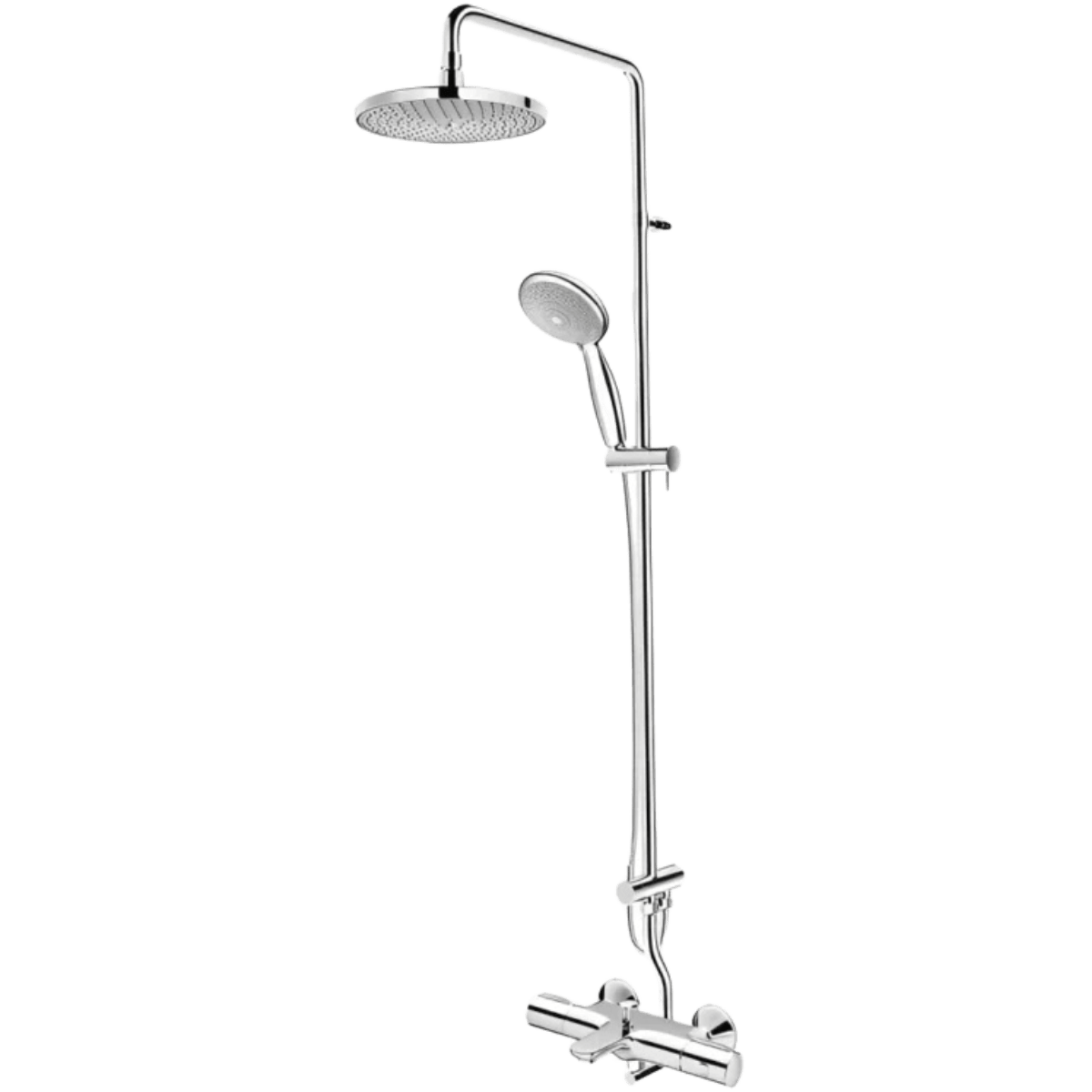 Vòi sen cây INAX BFV-3415T lớp mạ crom sáng bóng, kiểu dáng tinh tế, thanh thoát