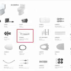Nắp Bồn Cầu INAX CF-900VS (AC-939VN) Đóng Êm 5 900vs