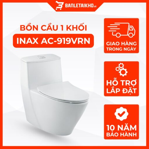 AC 919VRN là mẫu bồn cầu INAX 1 khối nổi bật 2025 1 AC 919VRN là mẫu bồn cầu INAX 1 khối nổi bật 2025