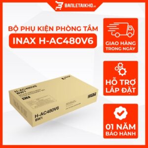 Bộ Phụ Kiện Phòng Tắm INAX H-AC480V6 (HAC480V6) Bằng Sứ 6 Món Cho Phòng Tắm 46 Bộ Phụ Kiện Phòng Tắm INAX H-AC480V6 (HAC480V6) Bằng Sứ 6 Món Cho Phòng Tắm