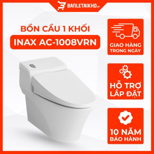 Bồn Cầu 1 Khối INAX AC 1008VRN hay còn gọi là bồn cầu inax xtreme 1 Bồn Cầu 1 Khối INAX AC 1008VRN hay còn gọi là bồn cầu inax xtreme