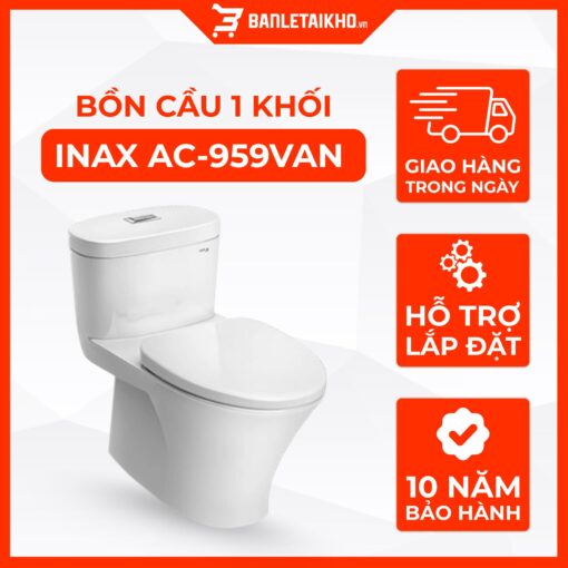 Bồn Cầu INAX 1 Khối AC 959VAN (bệt inax 959)